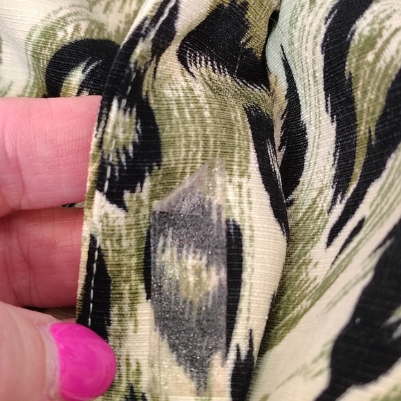 VIRGO VEST SHIRT WOMENS SZ 16 ANIMAL PRINT SQUARE OPEN BACK RETRO CHIC CHEETAH - Picture 9 of 11